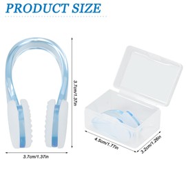 SCROLIEY Pack of 6 Nose Caps for Swimming, Nose Clip with Storage Box, Nose Caps for Swimming for Adults, Children, Beginners, Training for Water Sports (6 Colours)