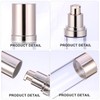 Healifty Refillable Airless Pump Bottle 50 ml Empty Cosmetic Dispenser