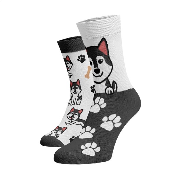 BENAMI Funny Socks Various Patterns Cotton Socks for Men and