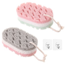 Body sponge for shower 2 pieces large shower sponge Exfoliating shower sponge