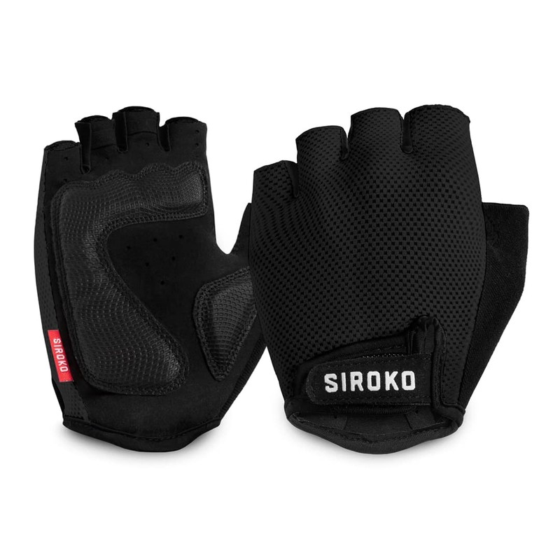 SIROKO Aero Cycling Gloves Black Men and Women