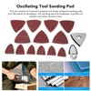Oscillating Tool Sanding Pad Kit Triangular Finger Accessories 60 80