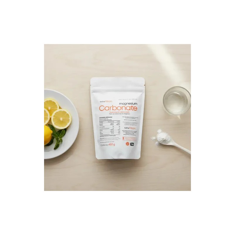 Carbonato De Magnesio Polvo Natural 900g Velbeth Sabor Sin Sabor
