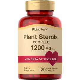 Piping Rock Plant Sterols | 1200mg | 120 Capsules | Complex Supplement | by Piping Rock