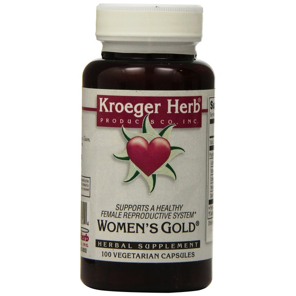 Kroeger Herb Women's Gold Capsules, 100 Count