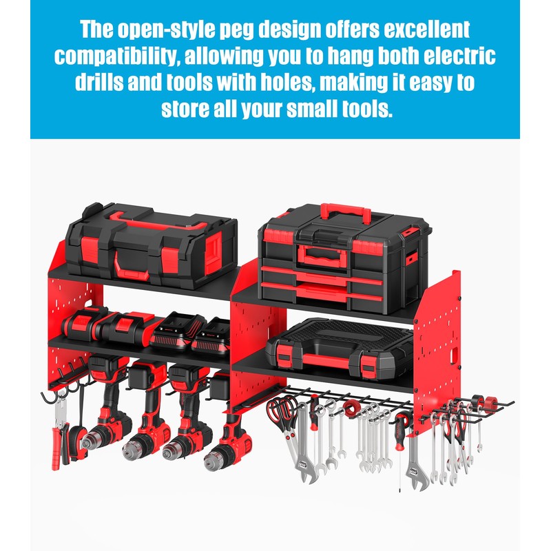 CCCEI Pack of 2 Modular Power Tools Organizer, Drills and