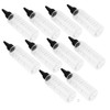 SAFIGLE 10Pcs 100ML Squeeze Dropper Bottles Precision Nozzle for Essential