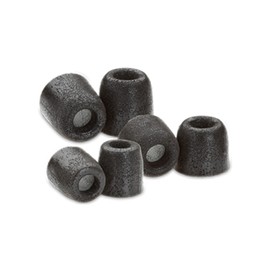 COMPLY Tx-200 Isolation Plus Black Earbud Tips - Assorted x3