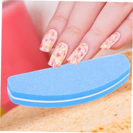 Healvian 20pcs Professional Nail Polishing Strips Mini Sponge Nail Files Comfortable Easy to Use Buffing Shaping Tools