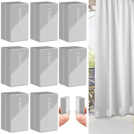 FALHBBA 16 Pcs Outdoor Curtain Weights,Waterproof Magnetic Curtain Weights for Winds Drapery Weighted Magnets Patio Bottom Weights Heavy Duty Weighted Magnets for Winds,Garden Flag,Tablecloth