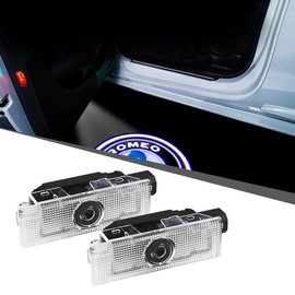 TIANYUW 2 Pack Door Lights Logo Projector for Giulia Stelvio 2017 2018, Ghost Shadow Welcome Puddle Light Compatible with Giulietta 2011-2018 Mito Spider Brera 159 Accessories