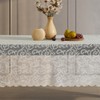 HLC.ME Scroll Lace Fabric Tablecloth, Lace Fabric Table Cloth for