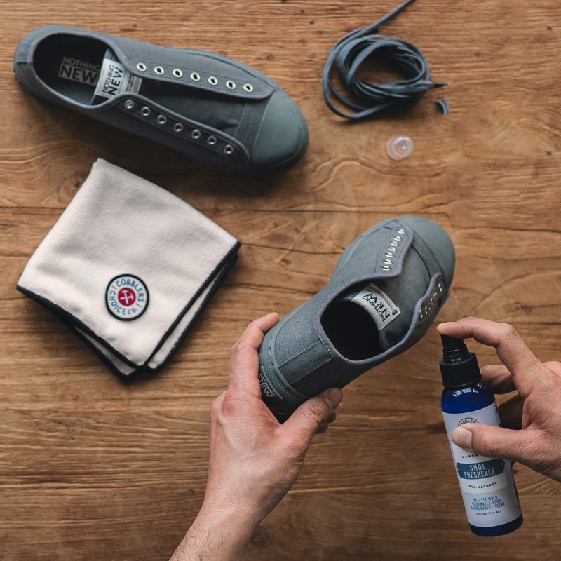 All-Natural Shoe Deodorizer Spray - Shoe Freshener - Safely Eliminates