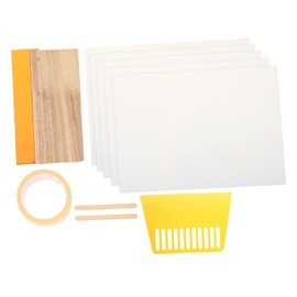 DOITOOL 1set Screen Printing Kit Ink Scraper for Diy Silk Screen Printing Board Home Supplies Portable Tool