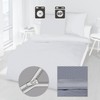 Kaeppel Reversible Bed Linen Mako Satin Light Grey Size 135