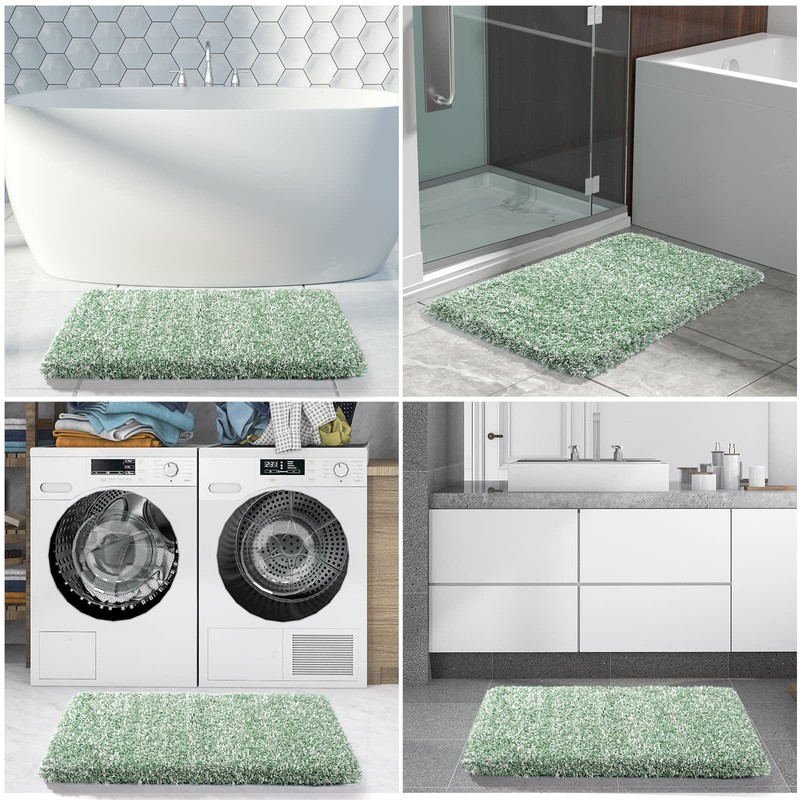 Yimobra Plush Bath Mat - Super Soft and Comfortable Non-Slip