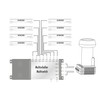 Schwaiger 714371 Digital Premium Quad LNB (Charcoal) for Two Participants