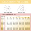 Lemorosy Minmizer Bra Without Underwire Front Closure Large Breasts Strong