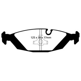 EBC Brakes DP3447C Redstuff Ceramic Low Dust Brake Pad