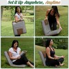 Japanese Meditation Floor Chair with Back Support for Adults -