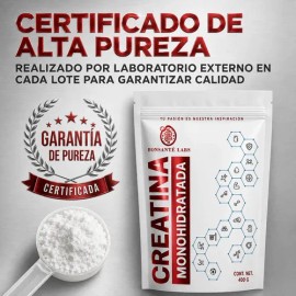 Creatina Monohidratada en Polvo Bonsanté Labs Sin Sabor 400g                                                                                          