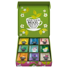 Clipper Tea Organic Herbal & Green Tea Selection Gift Box | Organic, Eco Friendly & Fair Trade | Assorted Individually Wrapped Tea Bags | 1 Sampler box with 45 Unbleached Tea Bags