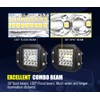LIGHTFOX 2 PCs Flush Mount LED Pods 5 Inch 30°