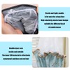 4 Pack Double Layer Hot Embossed Printed Shower Cap Elastic