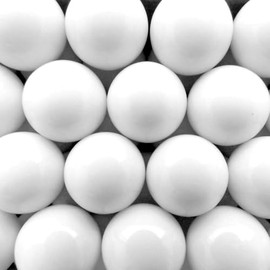 Lottery Balls for Fukubiki Pong 0.6 inches (15 mm), Value Pack of 10 (White)