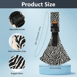 AOOWU Baby Carrier, Baby Sling Carrier, Toddler Carrier, Baby Wrap Carrier with Adjustable Shoulder Straps, Child Sling Baby Side with Shoulder Strap, Baby Sling for Newborns to Toddlers