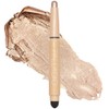 Palladio Barra de Sombra de Ojos Impermeable con Esponja Mezcladora,