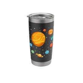 Our Solar System Astronomy Galaxy Astronomer Science Fans Stainless Steel Insulated Tumbler