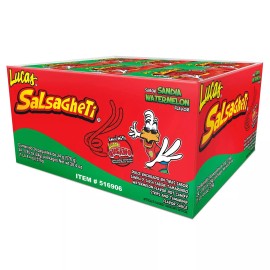 Lucas Salsagheti Watermelon, 0.84 oz., 24 pk.