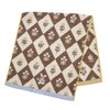 丸眞 フェイスタオル Karelcapek カレルチャペック紅茶店 34×80cm ホワイトラビットチェック 綿100% 無撚糸使用 3705016400