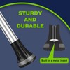 supregear 3/4" Cane Tips (2-Pack), Anti-Slip Replacement Rubber Foot Pad