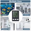Ankilo Refrigerator Thermometer uk with Probe, Digital Freezer Thermometer Min/Max