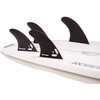 DORSAL Surfboard Fins Quad 4 Set Future Compatible Medium Black
