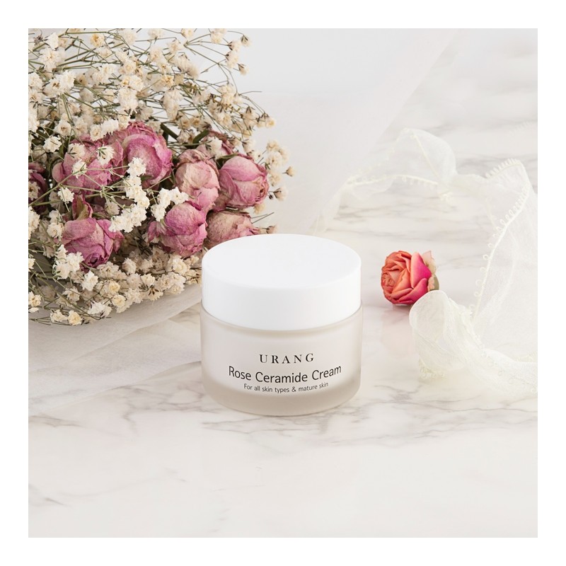 Highly moisturizing skin barrier strengthening rose ceramide cream / 고보습