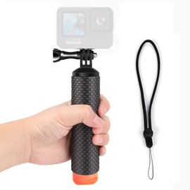 HoneTeek Floating Hand Grip, Waterproof Handle Grip for GoPro Hero 12, 11, 10, 9, 8, 7, 6, 5, 4, 3+ Session Camera, Handle Mount Accessories Kit for insta360 Action4/3, GoPro Accessories Grip Stick