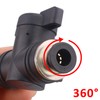 DERPIPE Pneumatic Valve, 1/4" x 1/4" Push to Connect Fitting,