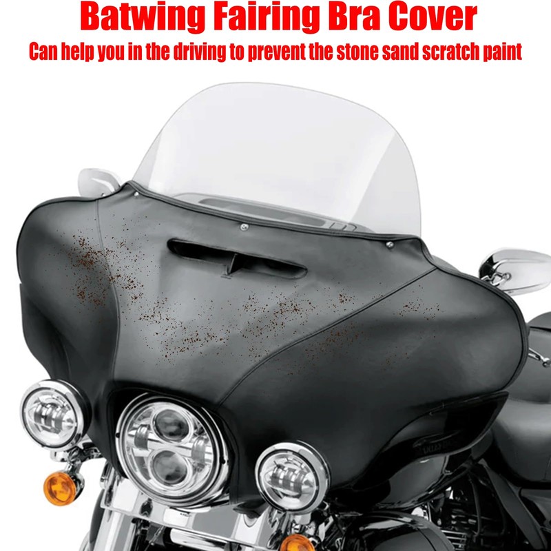 Fairing Bra Cover Compatible with 2014-2023 Harley Touring Street Glide,