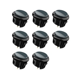 8 pcs SANWA OBSF-30 Original Push Button 30mm – for MAYFLASH F300 F500 F700 Hori MadCatz Arcade Jamma Video Game & Arcade Joystick Games Console