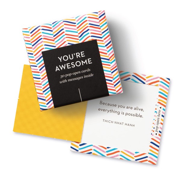 Compendium ThoughtFulls Pop-Open Cards — You’re Awesome — 30 Pop-Open Cards, Each with a Different Inspiring Message Inside