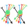 VOSAREA 12 Piece Arrow Game Pointer Spinner 4 Inch Plastic