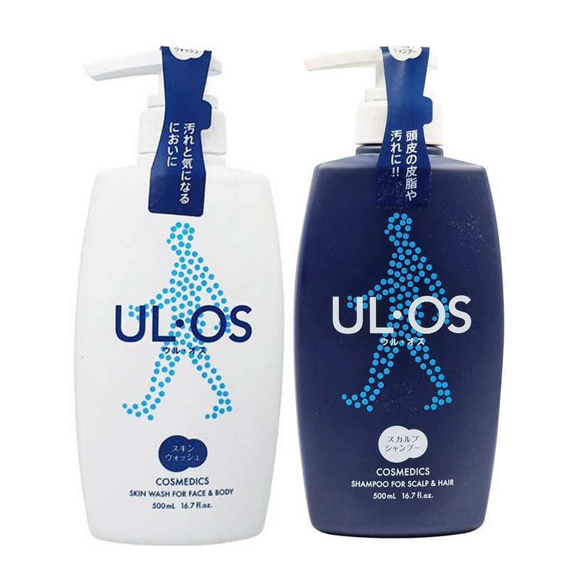 Urros Scalp Shampoo K 500ml+Uros Skin Wash K 500ml /