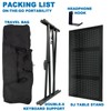DJ Table Stand Audio Mixer Stand Portable Booth - 35"