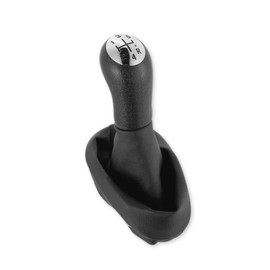 1neiSmartech 5 Speed Knob and Gear Stick Gaiter Set Compatible with Renault Clio II 2001-2004, Clio III 2005-2009, Megane II 2002-2009, Scenic II 2003-2006, Kangoo 2009, Mode 2003