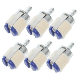 Outanaya 6pcs High Performance Fuel Filter for Small Engines Lawn Mowers Chainsaws Filter Element for Fuel Purity Engine Longevity Optimized Function Random Color