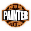 Unbranded/Generic 3pcs Painter With An Attitude Hard Hat Decals Helmet Stickers Contractor Paint