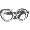 SW Screw Ring Glasses with Clear Lenses, Silver/Black